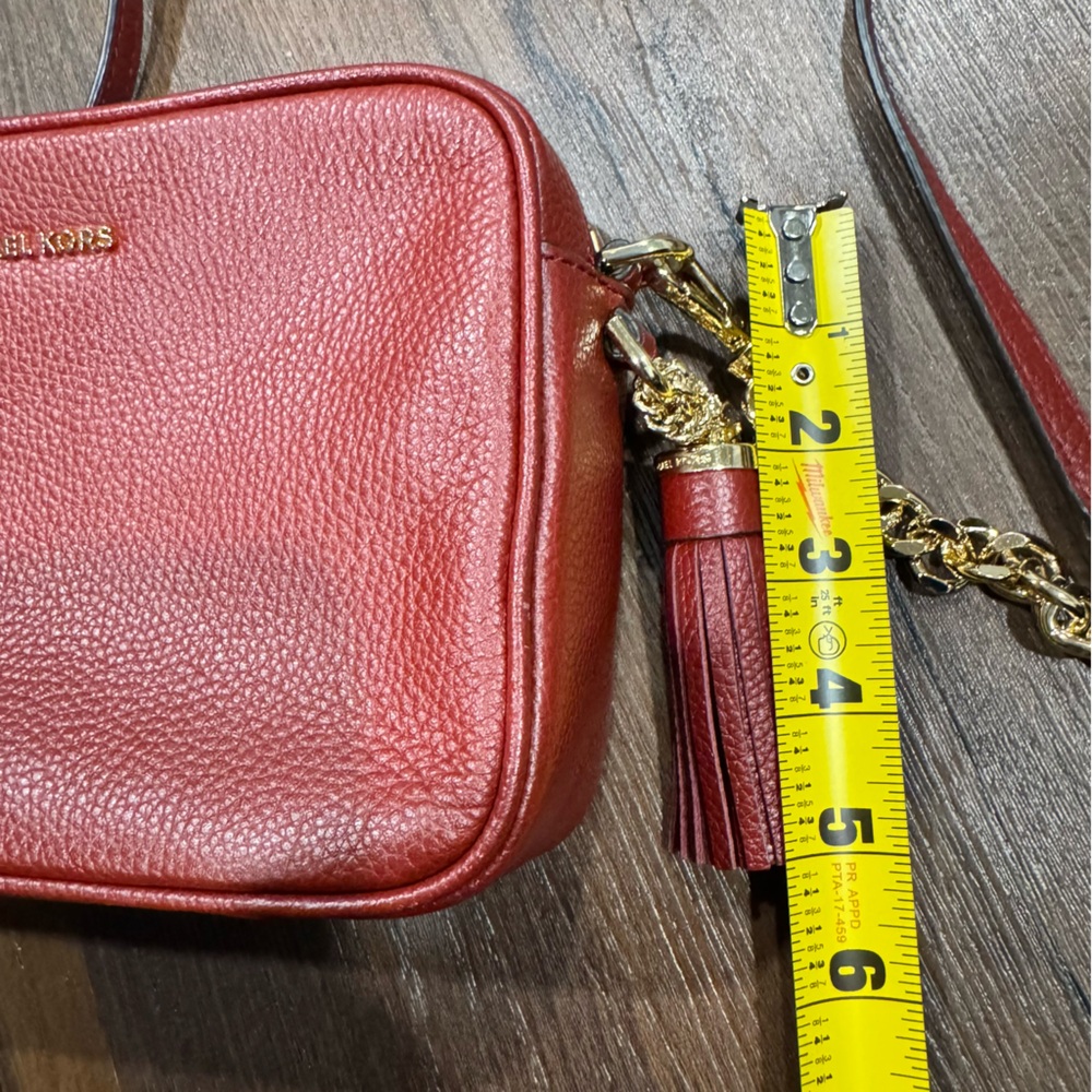 MICHAEL MICHAEL KORS Ginny Leather Crossbody Bag - Picture 11 of 11